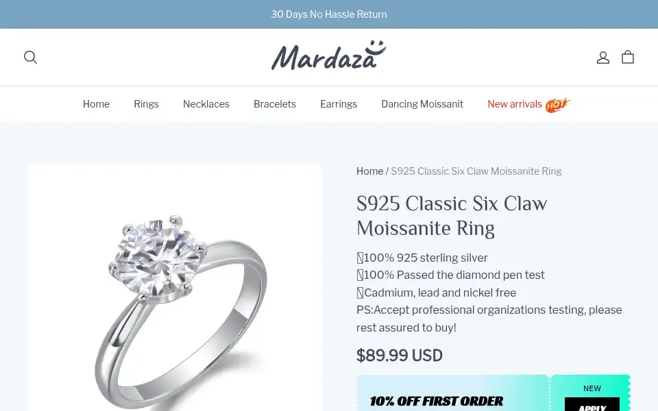 Screenshot of mardaza.com