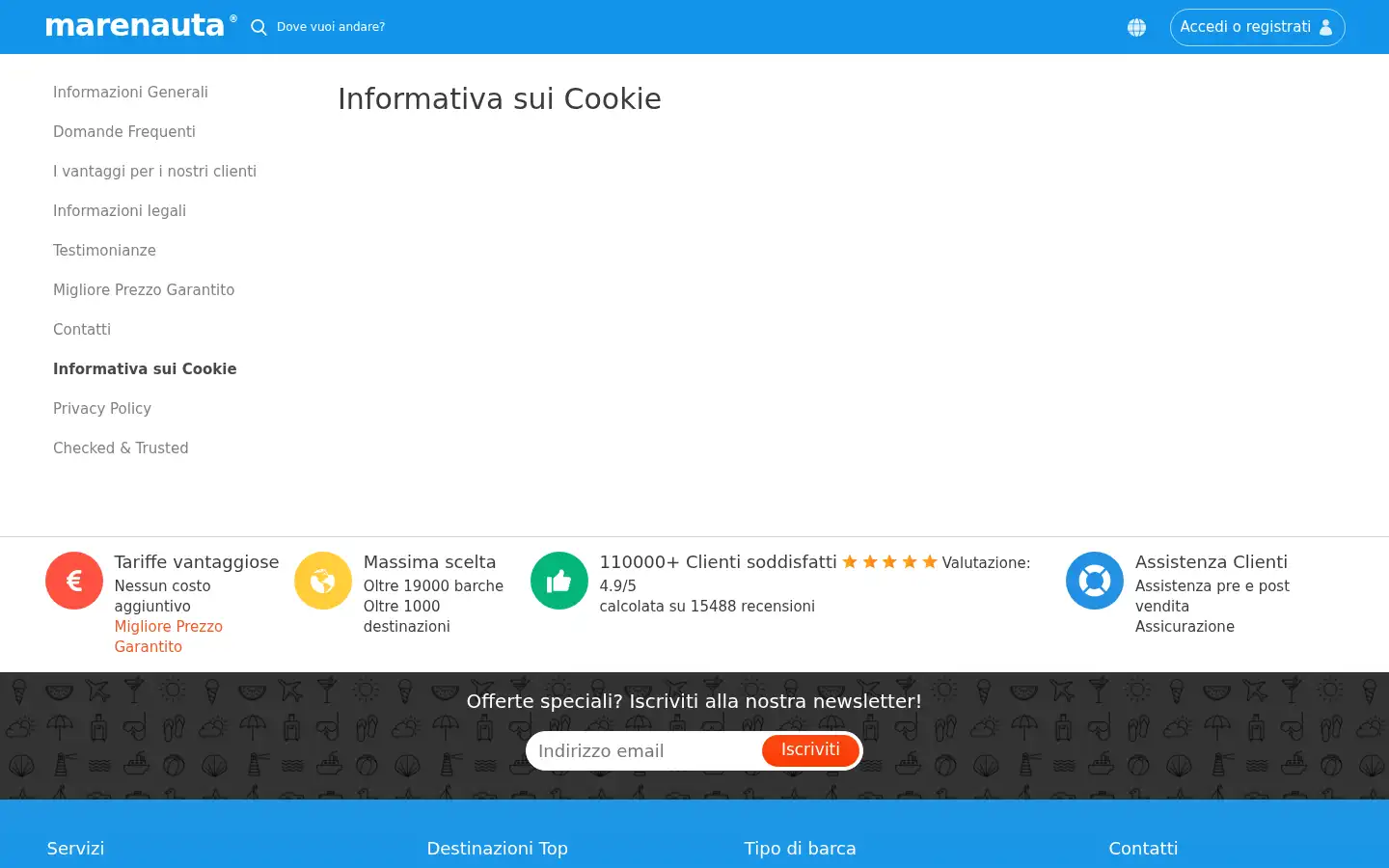 Screenshot of marenauta.com