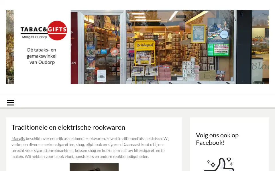 Screenshot of margits.nl