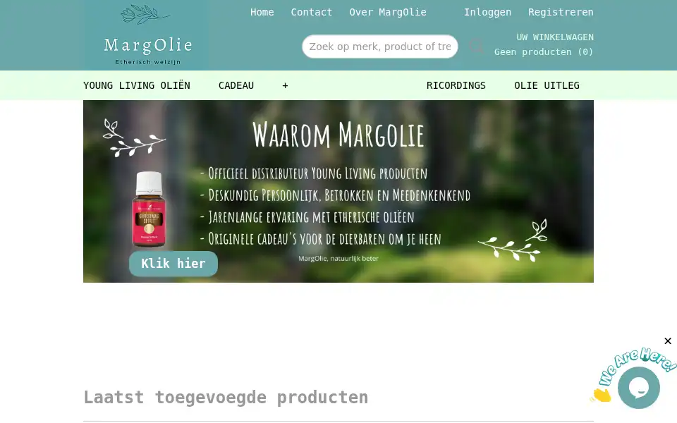 Screenshot of margolie.nl