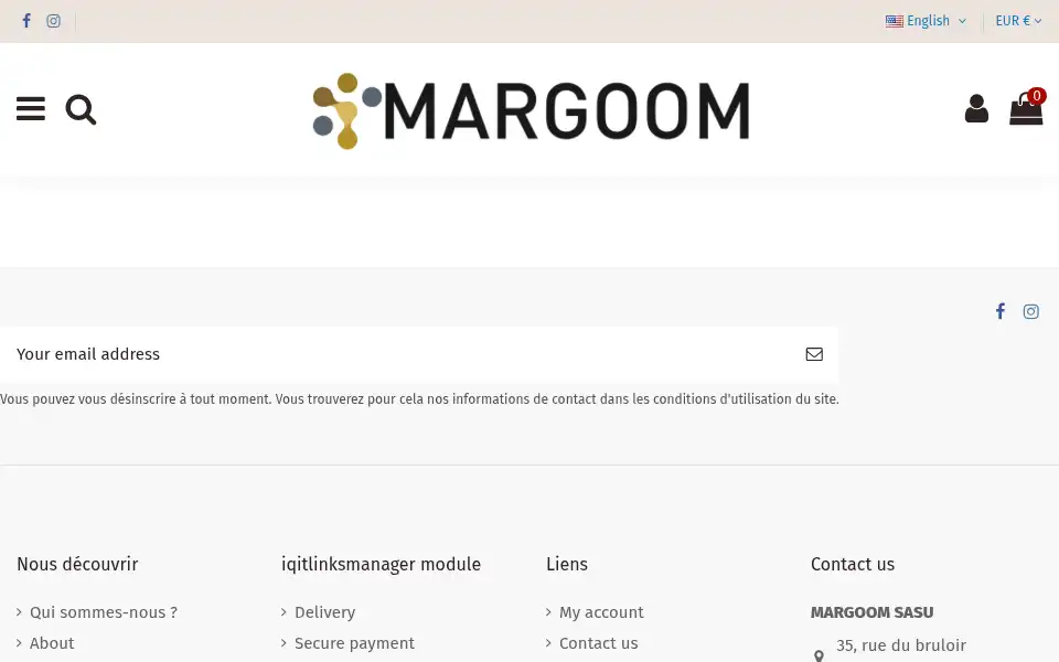 Screenshot of margoom.com