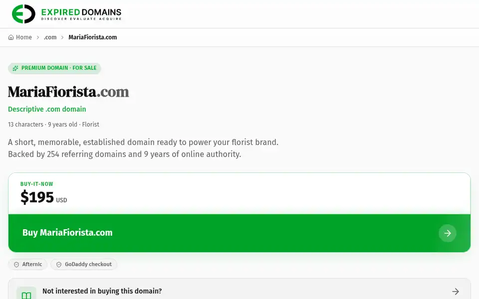 Screenshot of mariafiorista.com