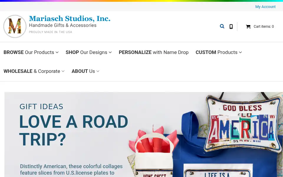 Screenshot of mariaschstudios.com