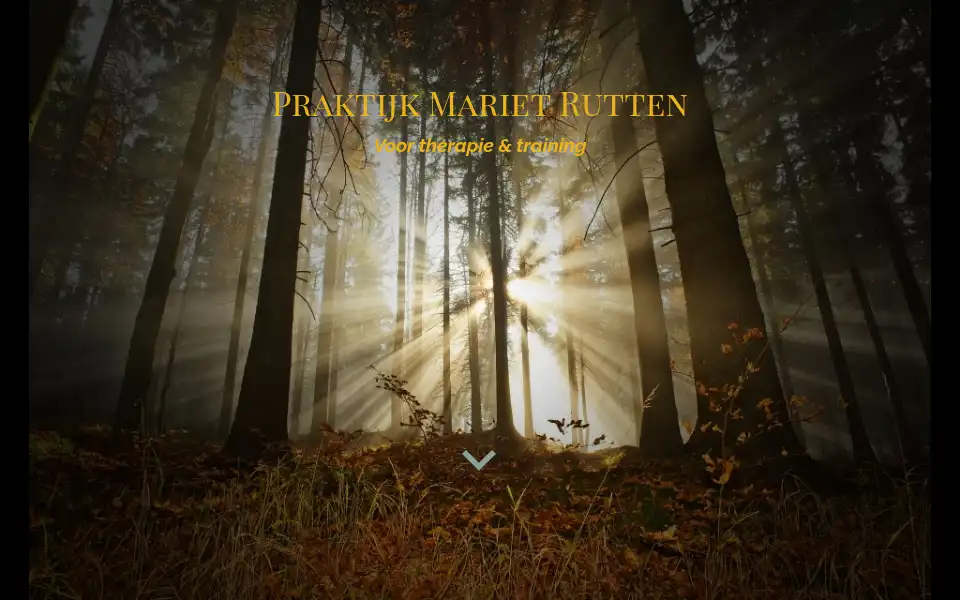 Screenshot of mariet-rutten.nl