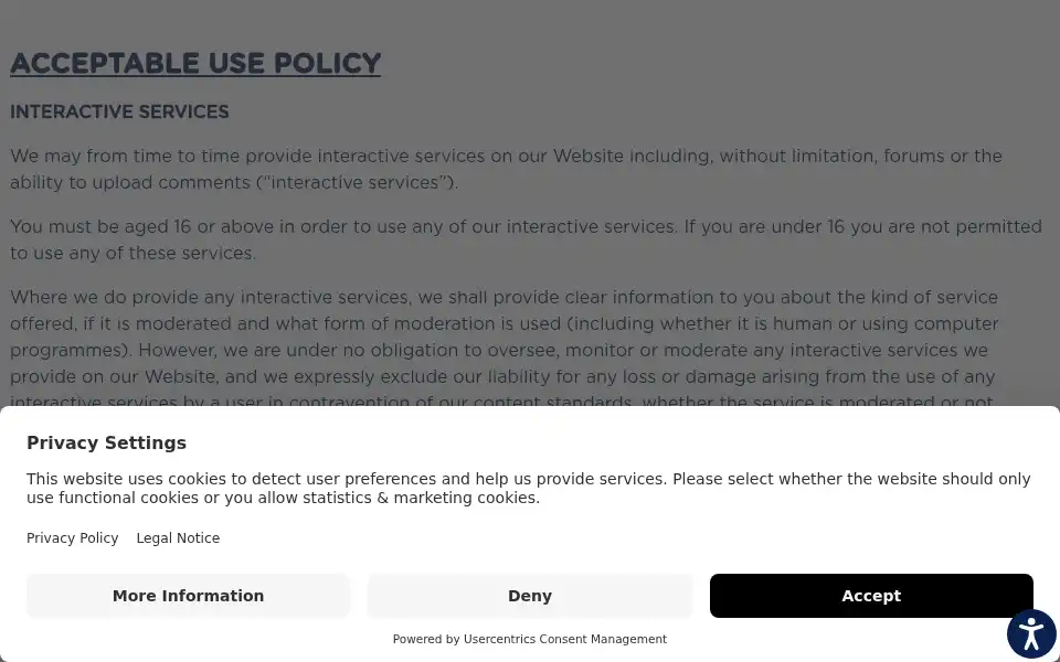 Screenshot of marigold.co.uk