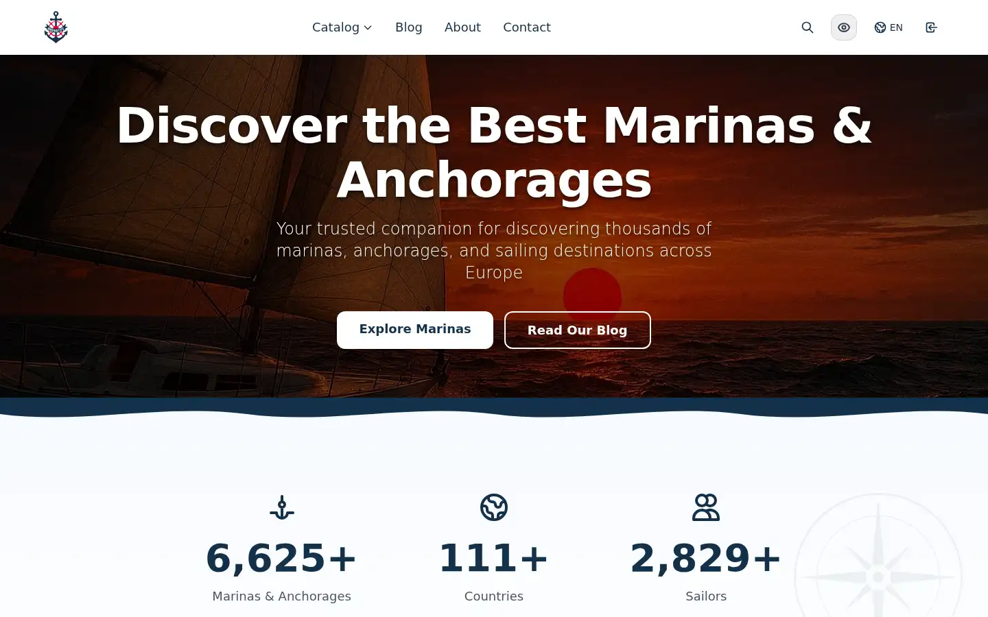 Screenshot of marinatips.com