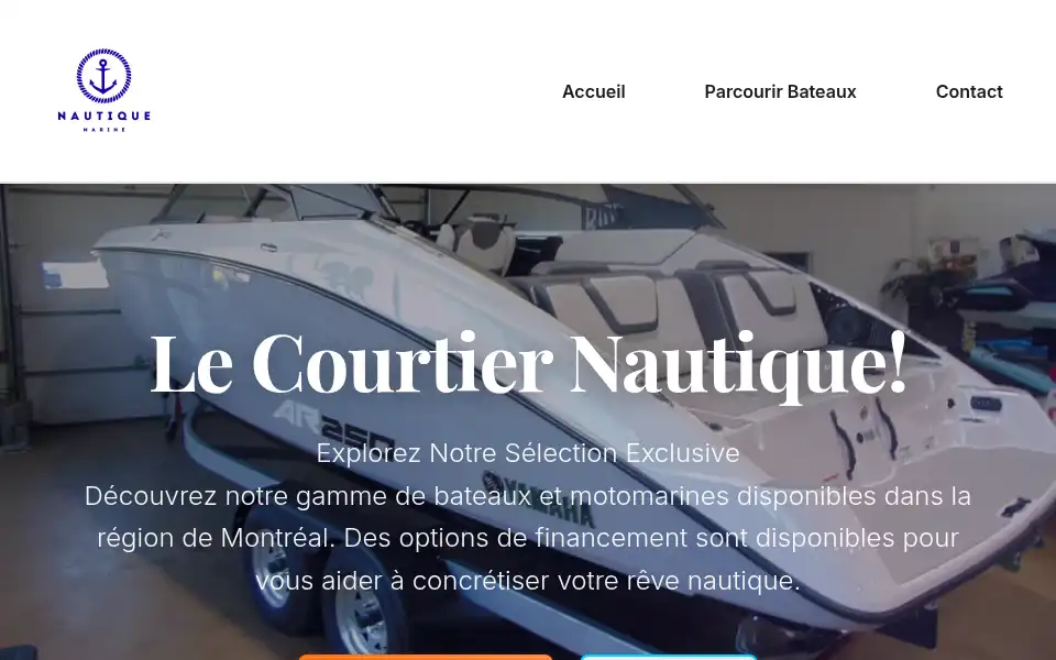 Screenshot of marinenautique.com
