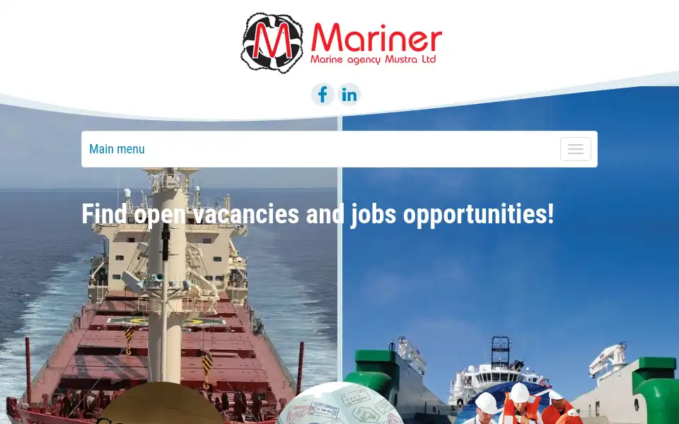Screenshot of mariner.com.hr