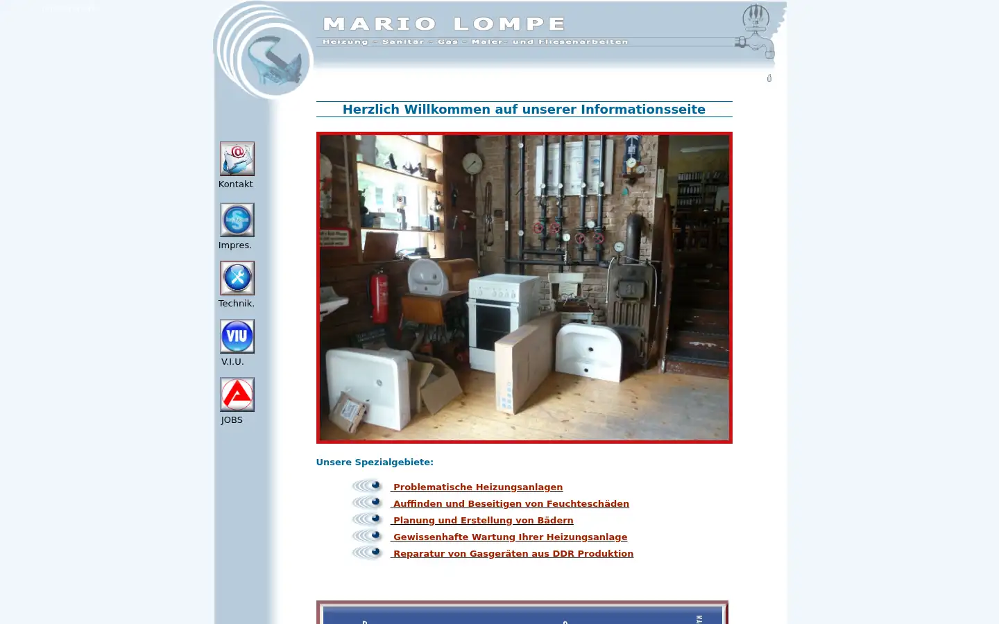 Screenshot of mario-lompe.de