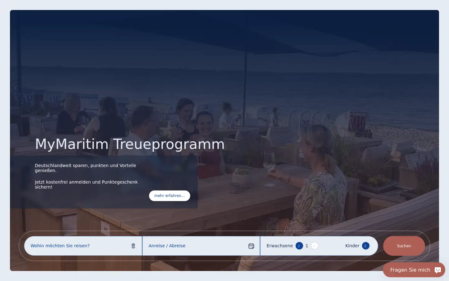 Screenshot of maritim.de