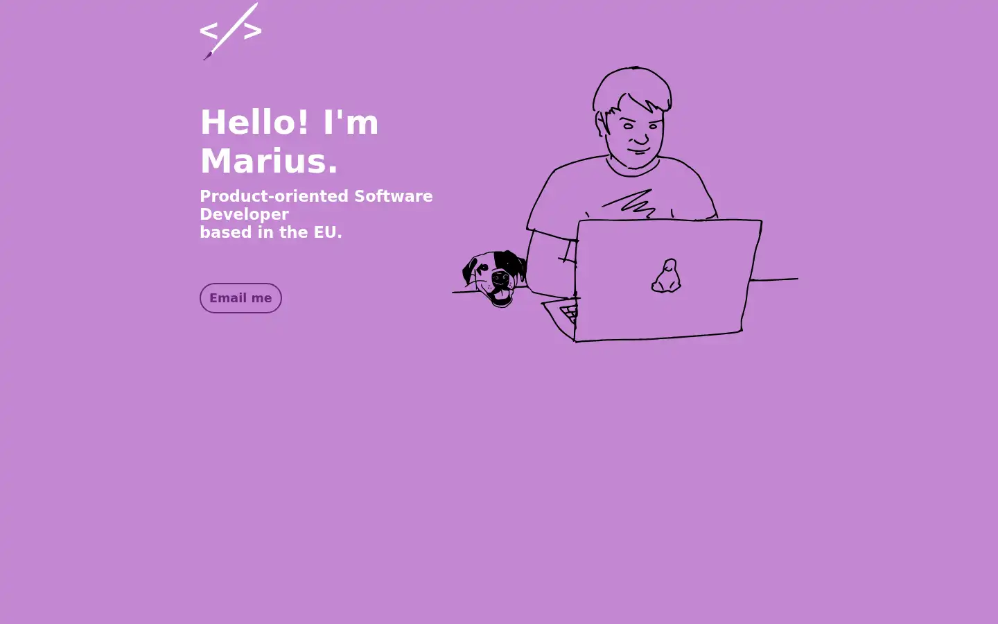 Screenshot of mariusavram.com