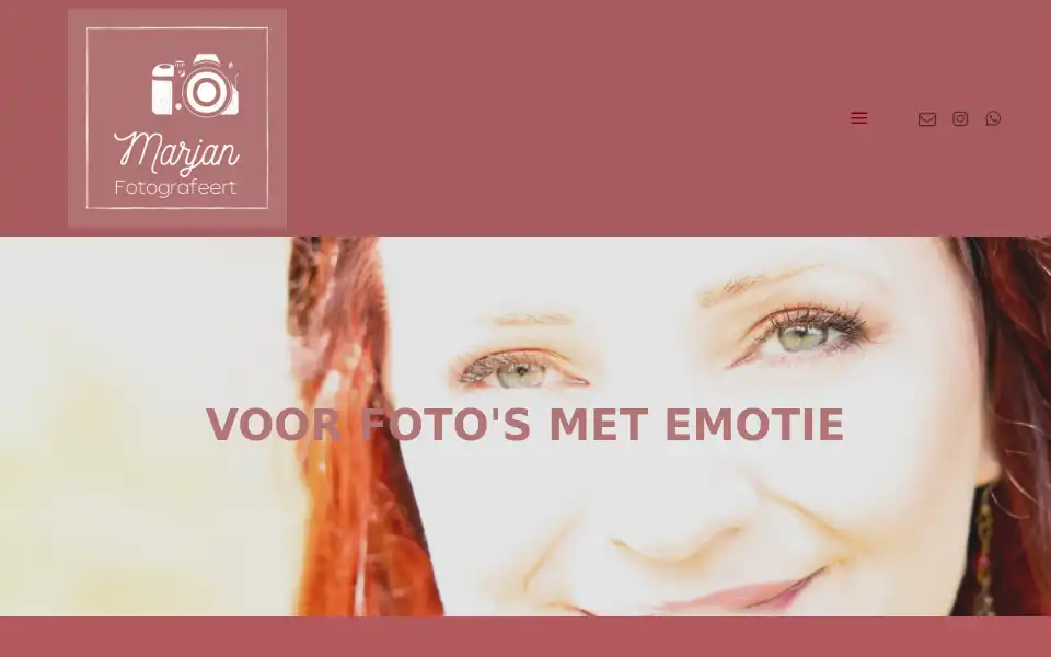 Screenshot of marjanfotografeert.nl