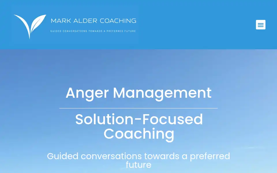 Screenshot of markaldercoaching.com