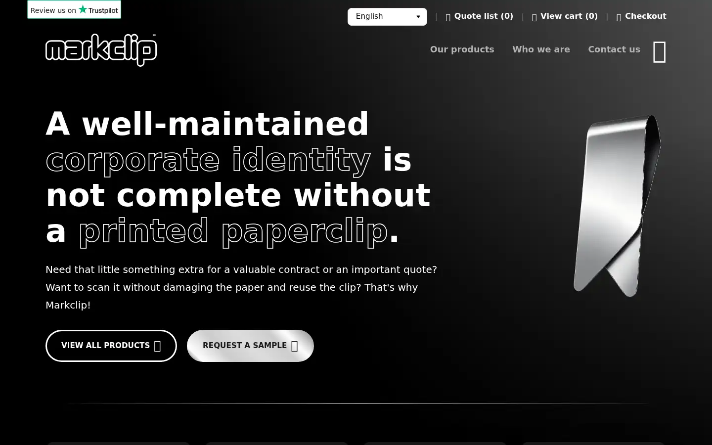 Screenshot of markclip.com