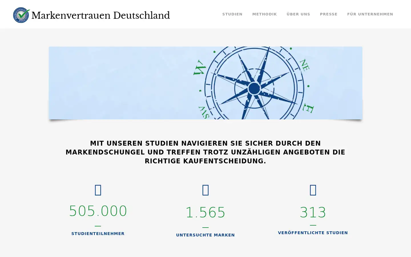 Screenshot of markenvertrauen-deutschland.de