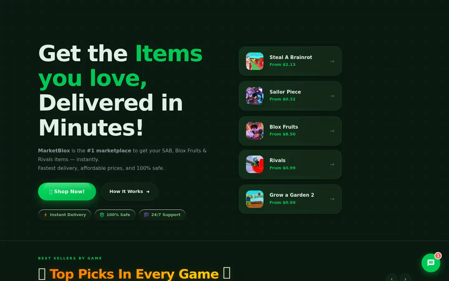 Screenshot of marketblox.fun