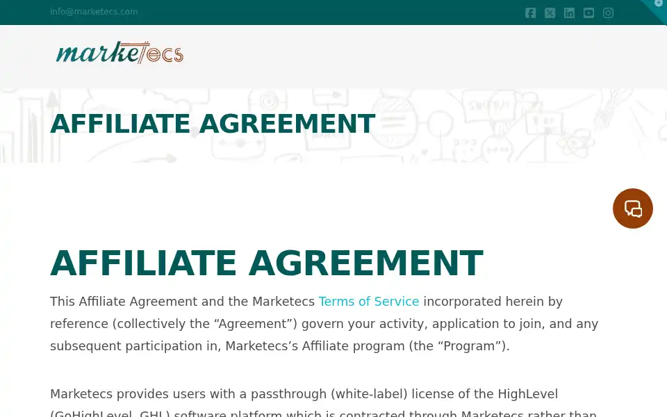 Screenshot of marketecs.com
