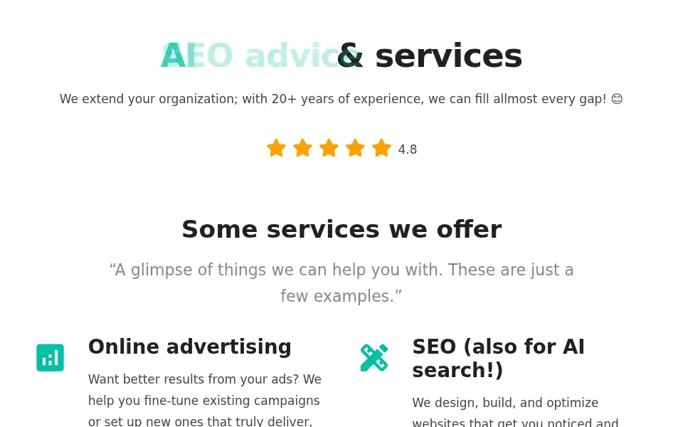 Screenshot of marketing-extender.com