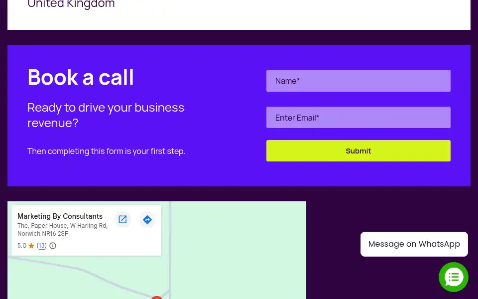 Screenshot of marketingbyconsultants.com