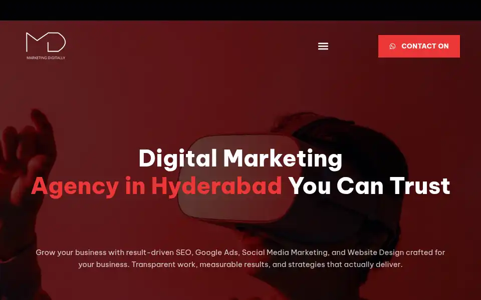 Screenshot of marketingdigitally.in