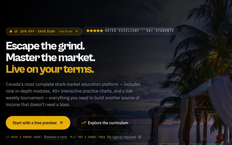 Screenshot of marketmaster.ca