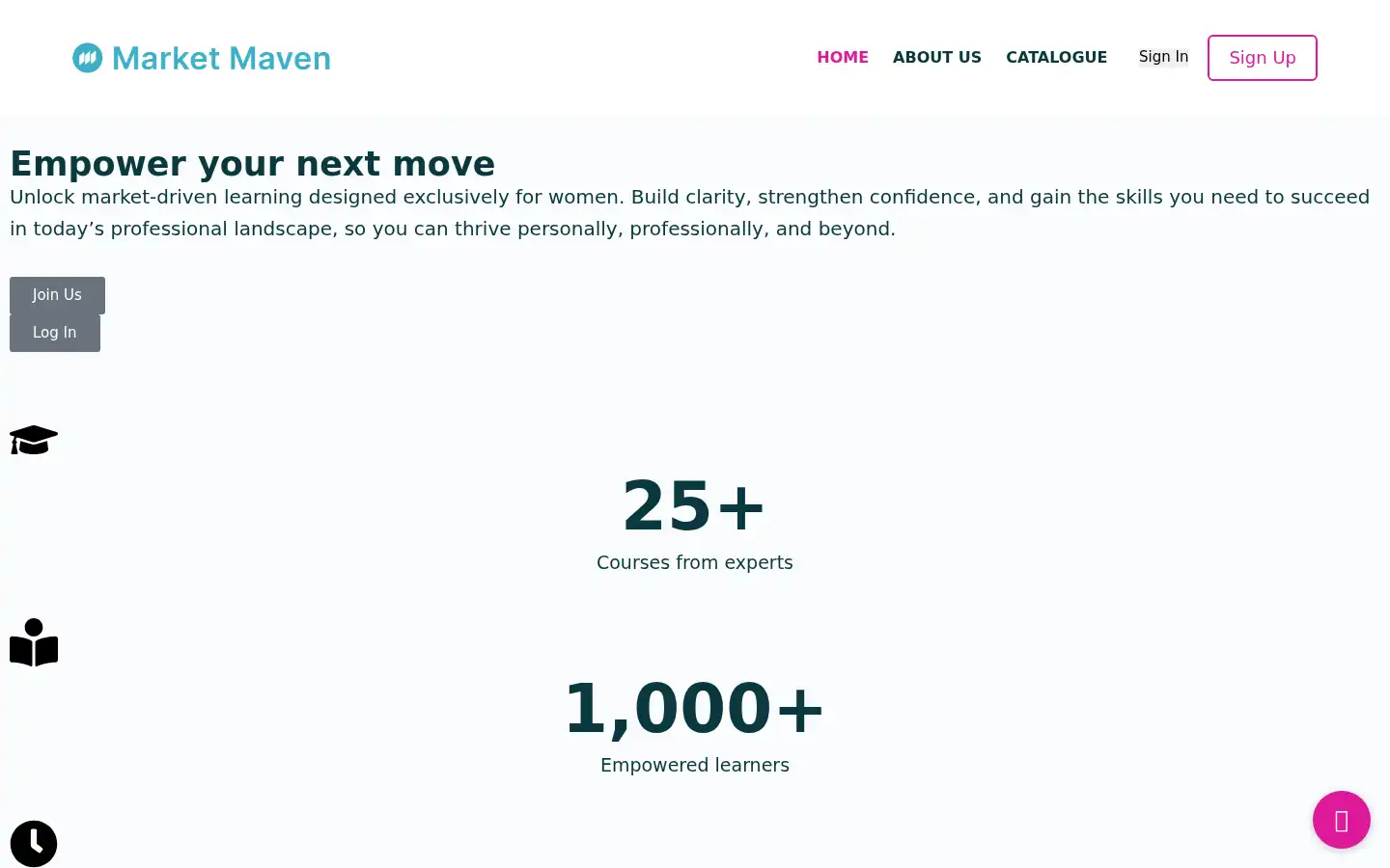 Screenshot of marketmavenx.com
