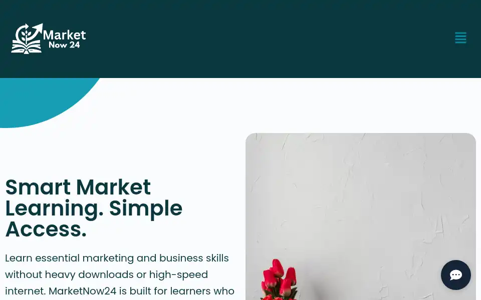 Screenshot of marketnow24.com