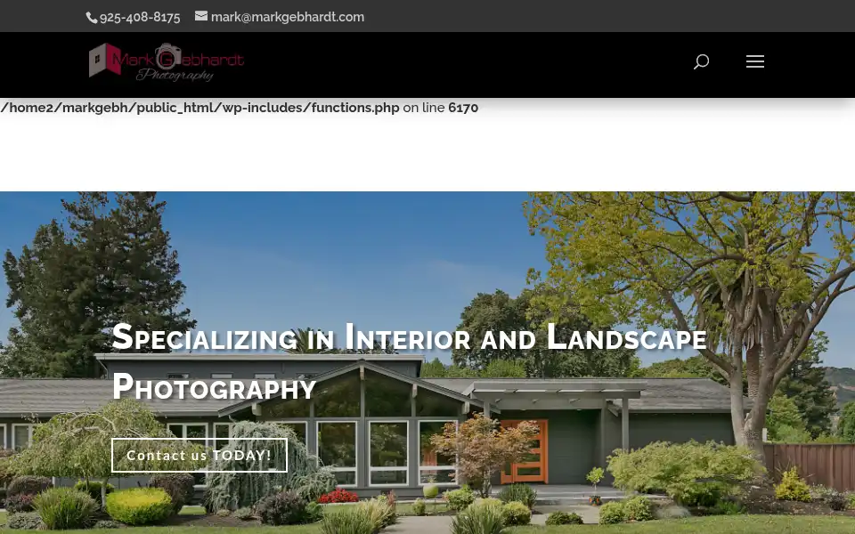 Screenshot of markgebhardt.com