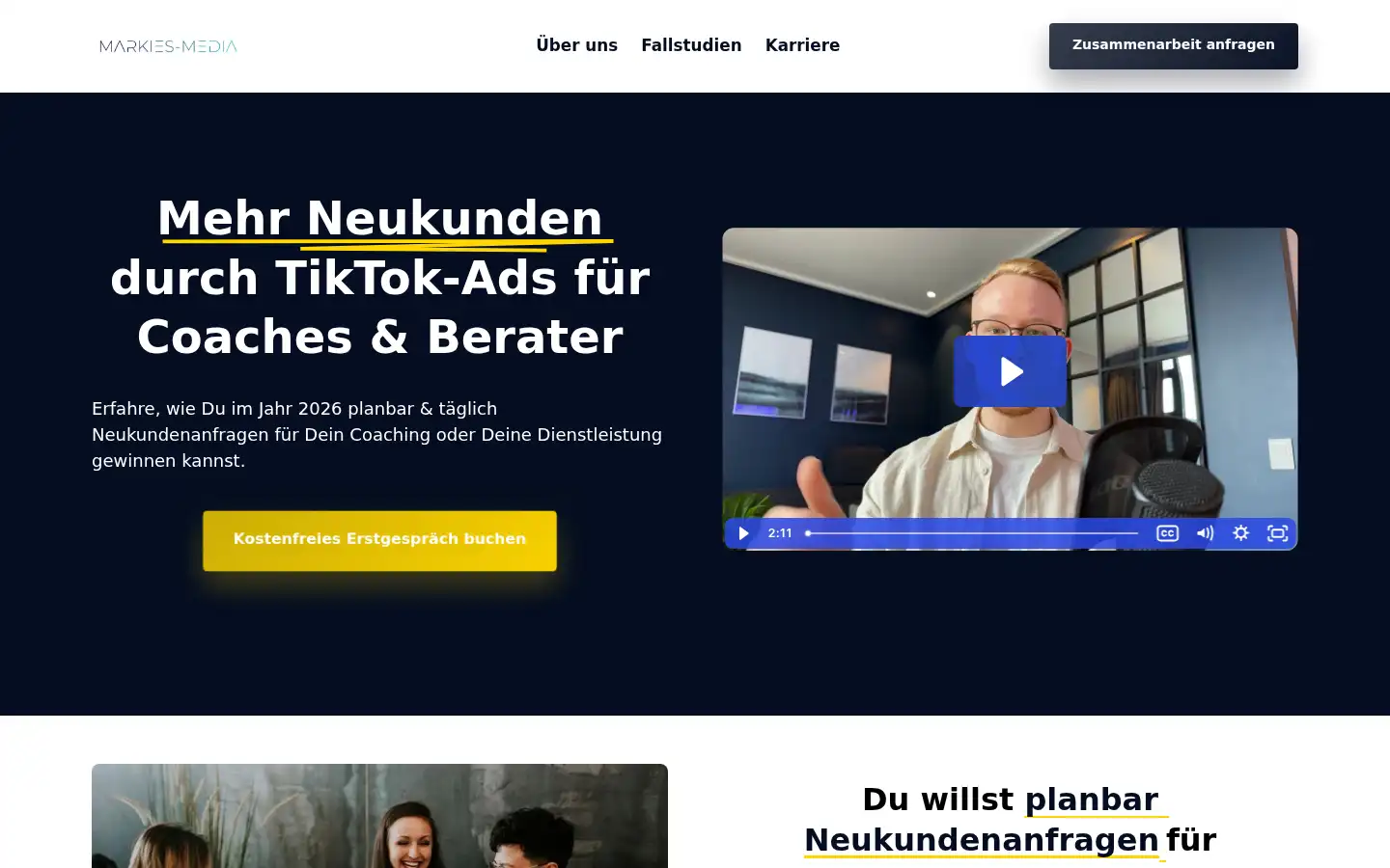 Screenshot of markies-media.de