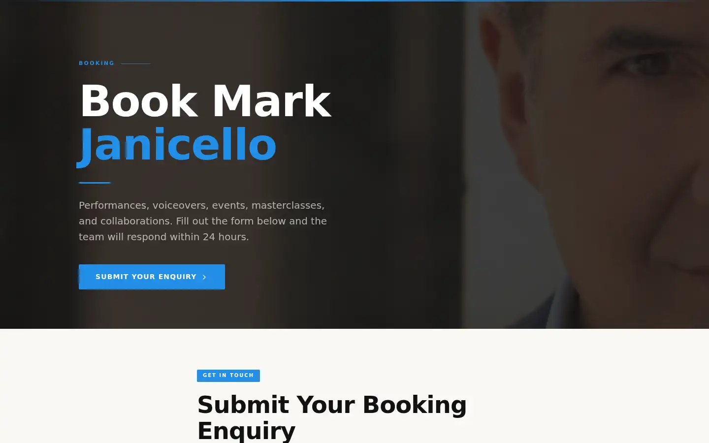 Screenshot of markjanicello.org