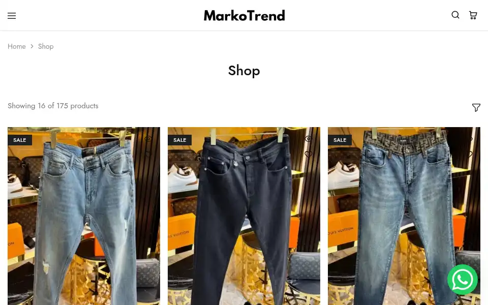 Screenshot of markotrend.com