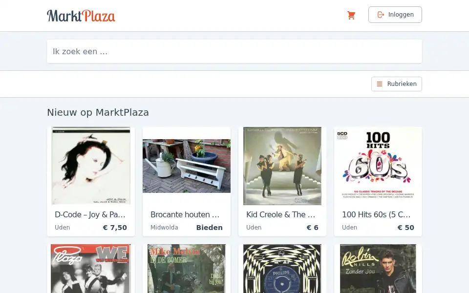 Screenshot of marktplaza.nl
