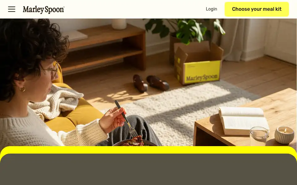 Screenshot of marleyspoon.com.au