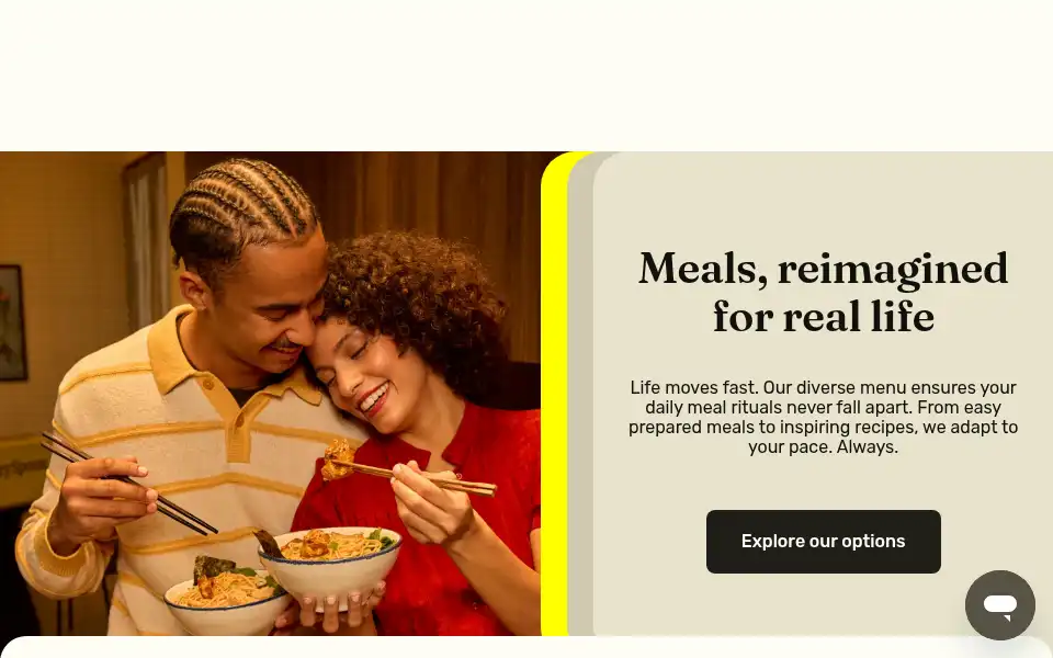Screenshot of marleyspoon.se