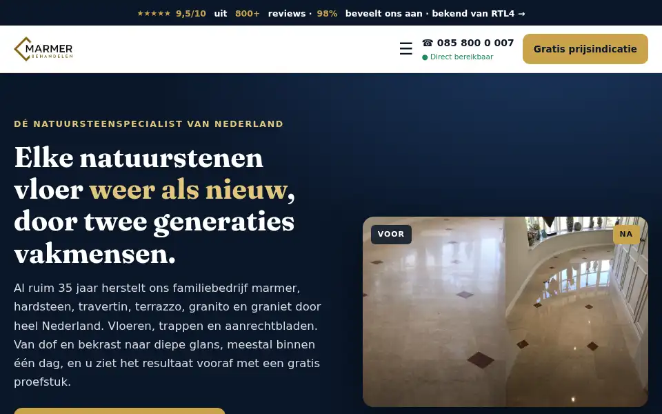 Screenshot of marmerbehandelen.nl