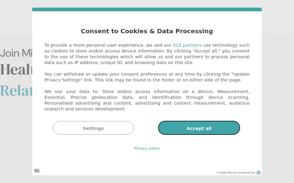 Screenshot of marriage.com