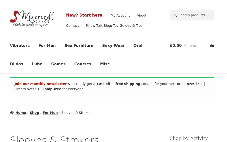 Screenshot of marrieddance.com