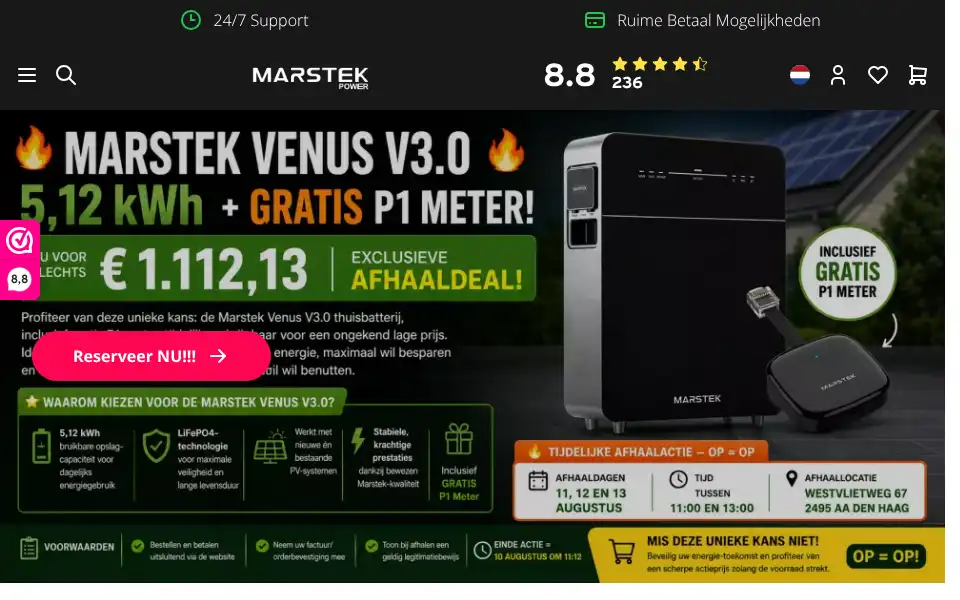 Screenshot of marstek-power.eu