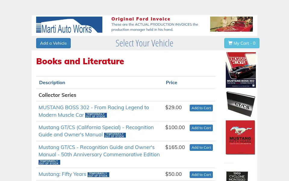 Screenshot of martiauto.com