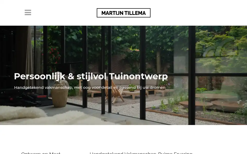Screenshot of martijntillema.nl