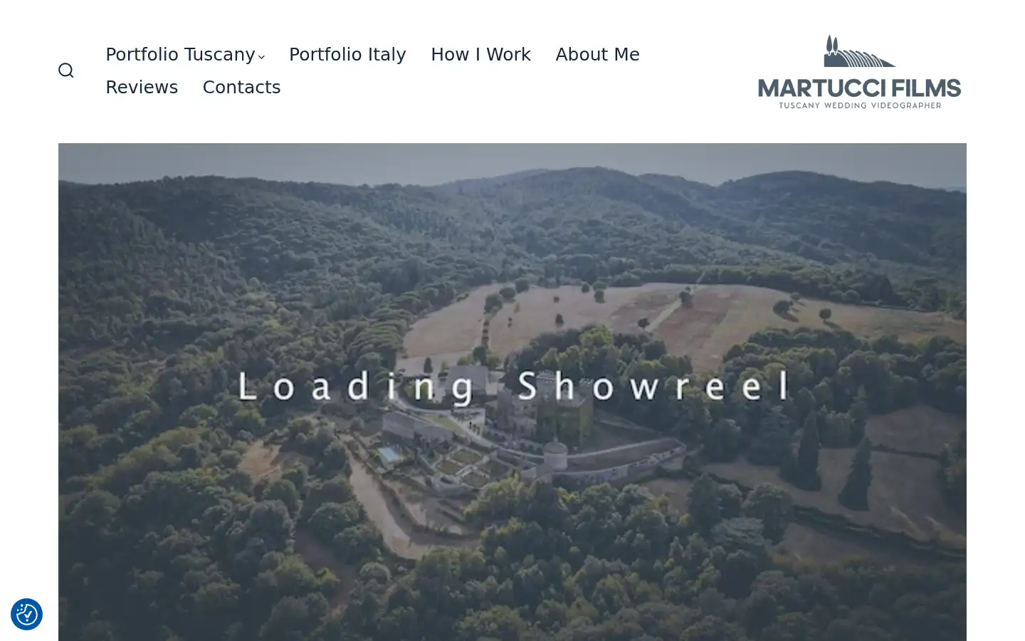 Screenshot of martuccifilms.com