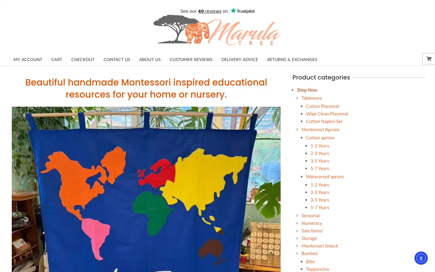 Screenshot of marulatree.co.uk
