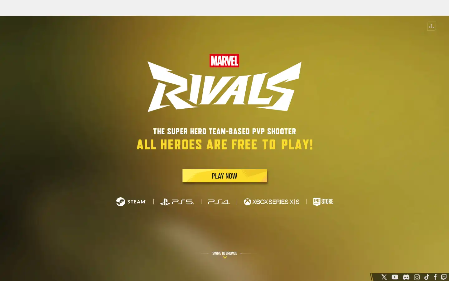 Screenshot of marvelrivals.com