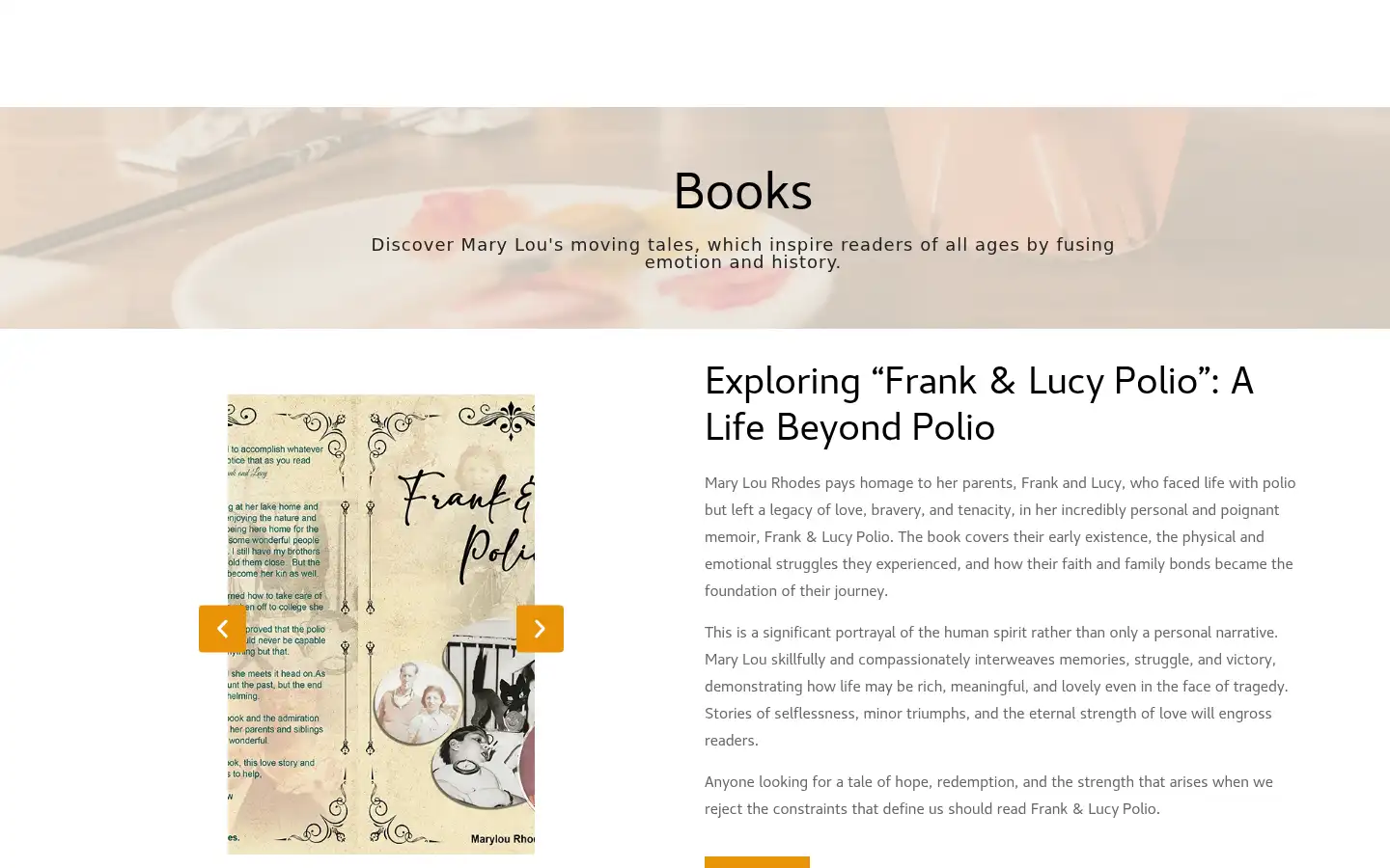 Screenshot of marylourhodes.com