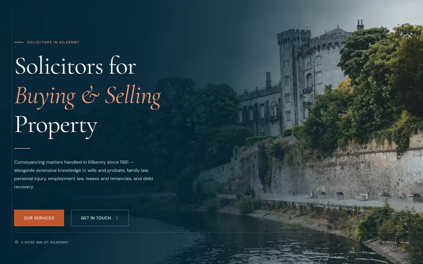 Screenshot of marymolloysolicitor.ie