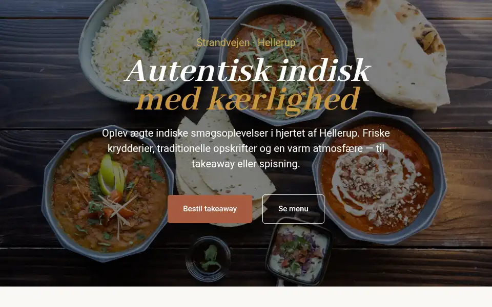 Screenshot of masalamagic.dk