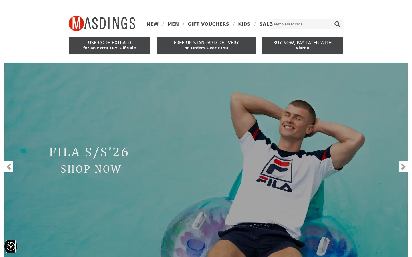 Screenshot of masdings.com