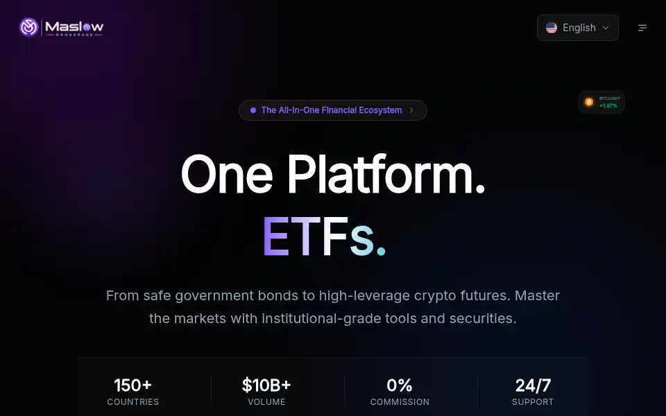 Screenshot of maslowbrokerage.com