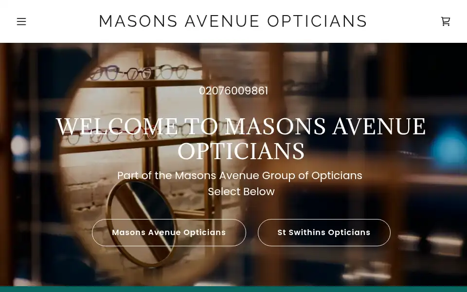 Screenshot of masonsavenue.co.uk