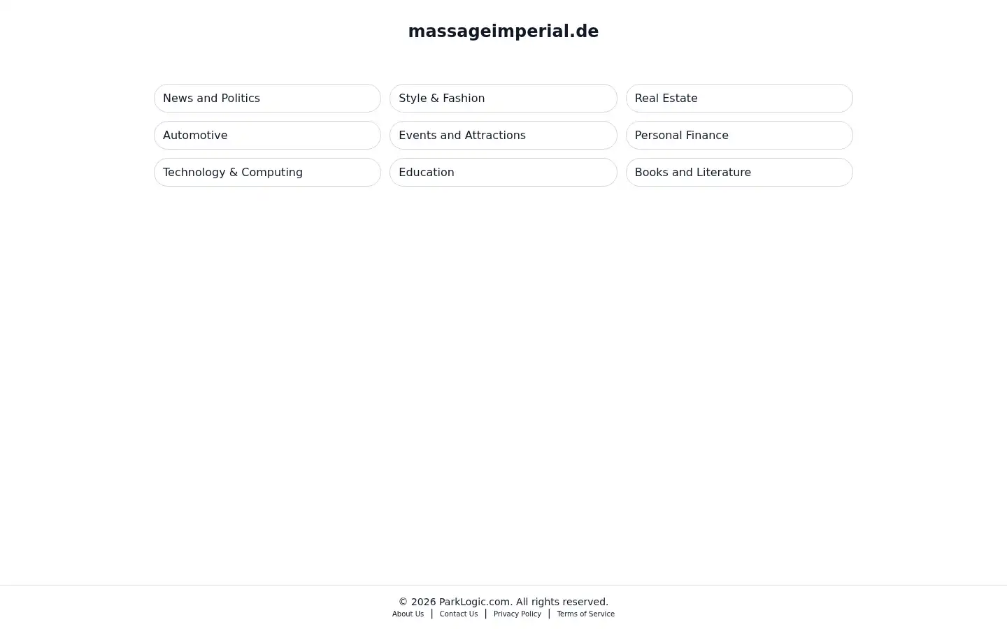 Screenshot of massageimperial.de